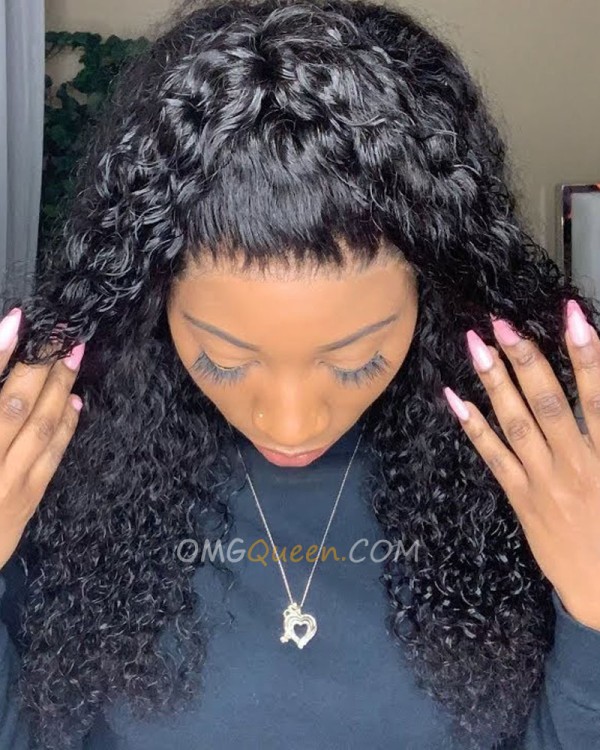 Deep Wave 360 Wig Hot 180 Density Virgin Brazilian Good Quality
