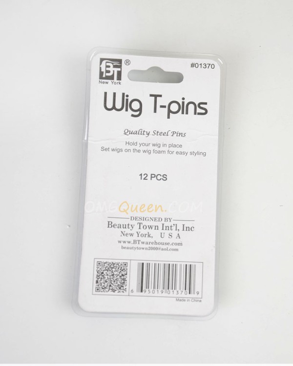 Sliver 2inches Long Wig T-pins,12pcs of package [CT27]