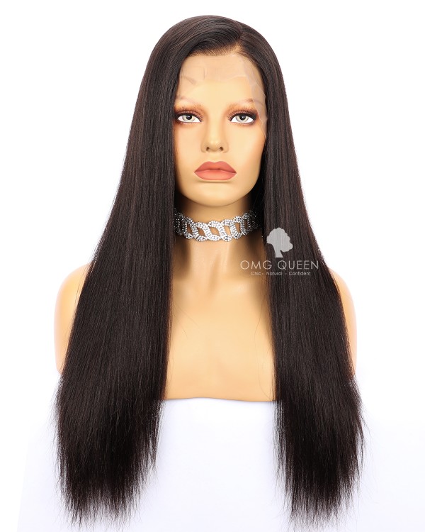 Human hair deals yaki wig
