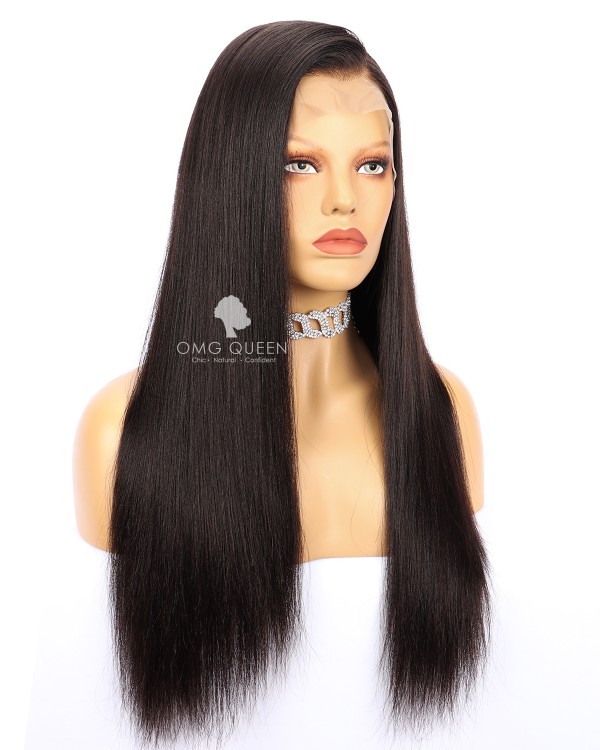 Full lace shop wig yaki straight