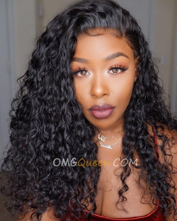 Virgin Brazilian Hair Deep Wave Affordable Lace Front Wigs [BLW05]
