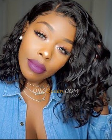 Fashion Gabrielle Union Bob Hairstyle Virgin Brazilian Hair Glueless Lace Front Wigs Affordable Wigs [BMW16]