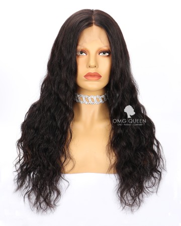 180% Density Kinky Straight 360 Frontal Wig Virgin Brazilian Hair Good Quality Affordable Wig [BTW03]