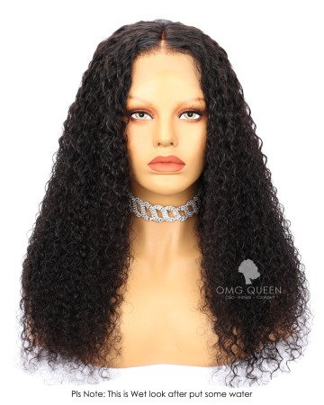 Boss Vivian Pre-plucked Jerry Curly 360 Lace Frontal Wig Affordable Virgin Brazilian Human Hair [BTW09]