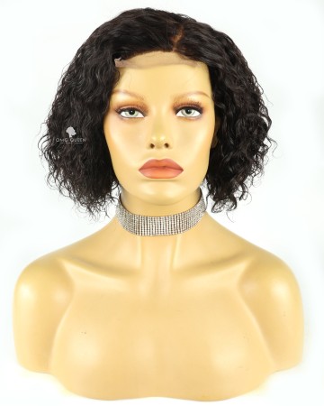 10in 3.5x4 Closure Lace Curly Bob Lace Wig [CSW04]