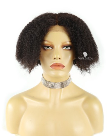 12in 3.5x4 Closure Lace Tight Curly Bob Lace Wig [CSW03]