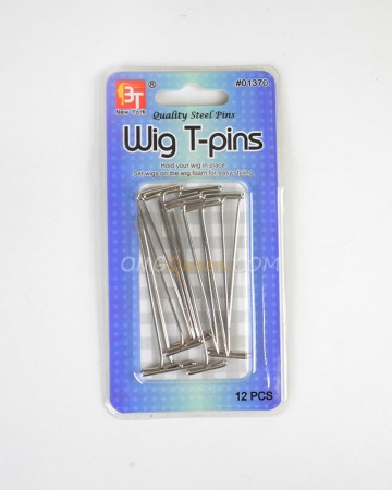 Sliver 2inches Long Wig T-pins,12pcs of package [CT27]