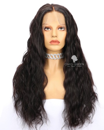 Hot 180% Density 360 Frontal Wig High Quality Malaysian Virgin Hair Body Wave Affordable Wig  [MTW02]