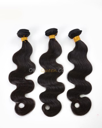 Body Wave Natural Color Indian Virgin 3pcs Hair Weave/Weft High Quality Hair [IHW22]