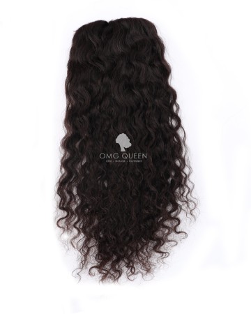 Clearance 18in Natural Curly Ponytail Indian VIrgin Hair High Quality[CS227]