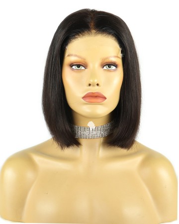 10in Silky Straight 5X5 HD Lace Closure Glueless HD Lace Bob Wig [SHW04]