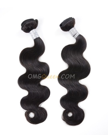 Natural Color Brazilian Virgin Body Wave 2pcs Hair Weave/Weft Unprocessed Hair [BHW12]