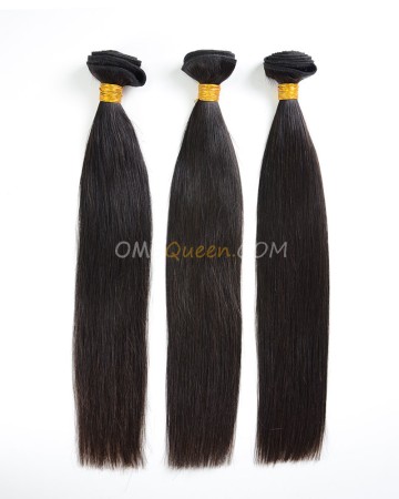 Natural Color Indian Virgin Silky Straight 3pcs Hair Weave/Weft High Quality Hair [IHW21]