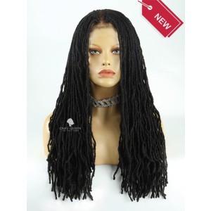 Curly Edges HD Lace Box braids Crochet Style Wig [BBW01]