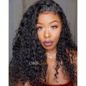 Virgin Brazilian Hair Deep Wave Affordable Lace Front Wigs [BLW05]