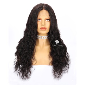 180% Density Kinky Straight 360 Frontal Wig Virgin Brazilian Hair Good Quality Affordable Wig [BTW03]