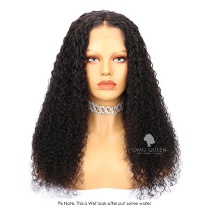 Boss Vivian Pre-plucked Jerry Curly 360 Lace Frontal Wig Affordable Virgin Brazilian Human Hair [BTW09]