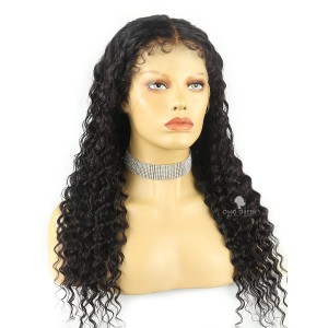 Curly Edges Deep Wave 6in HD Lace Wig Human Hair Wigs[SMW20]