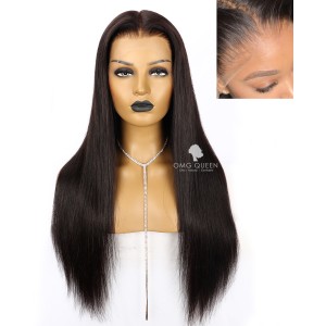 Glueless Silky Straight 13*6in Lace Front Wig Affordable Virgin Human Hair [SMW08]
