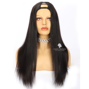 Silky Straight Virgin Human Hair U Part Wigs [UPW10]