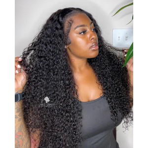Curly Edges Jerry Curly 6in HD Lace Wig Human Hair Wigs[SMW21]