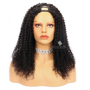 [Clearance] Kinky Curly Human Hair U Part Wigs [CS01]