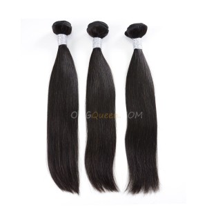 Natural Color Virgin Brazilian Silky Straight 3pcs Hair Weave/Weft Unprocessed Hair [BHW21]