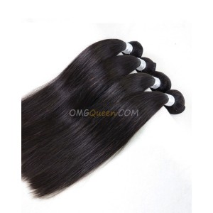 Brazilian Virgin Hair Silky Straight Natural Color 4pcs Hair Weave/Weft Unprocessed Hair [BHW31]