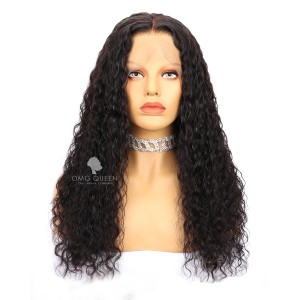 Virgin Brazilian Hair Natural Curly Affordable Lace Front Wigs [BLW07]