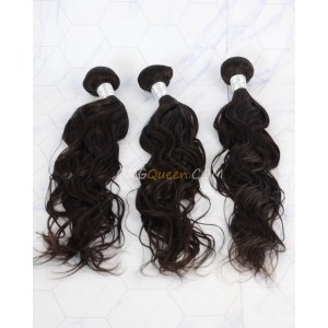 Clearance Natural Color Virgin Brazilian Hair Natural Wave Bundles [SD52]