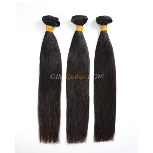 Natural Color Indian Virgin Silky Straight 3pcs Hair Weave/Weft High Quality Hair [IHW21]