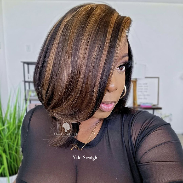 WOW! ANOTHER BANGER Highlight Brown Bob Wig