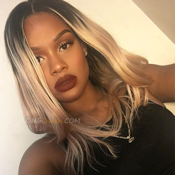 Ciara Style Sexy Wave High Quality Indian Virgin Hair Ombre Blonde