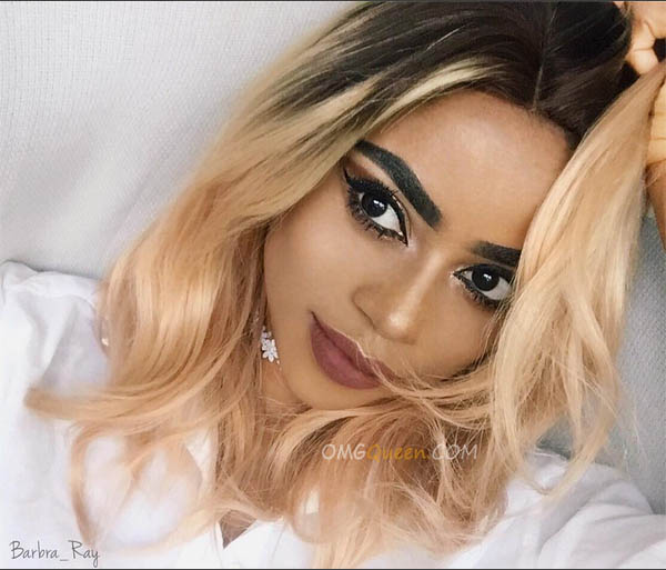 Ciara Style Sexy Wave High Quality Indian Virgin Hair Ombre Blonde