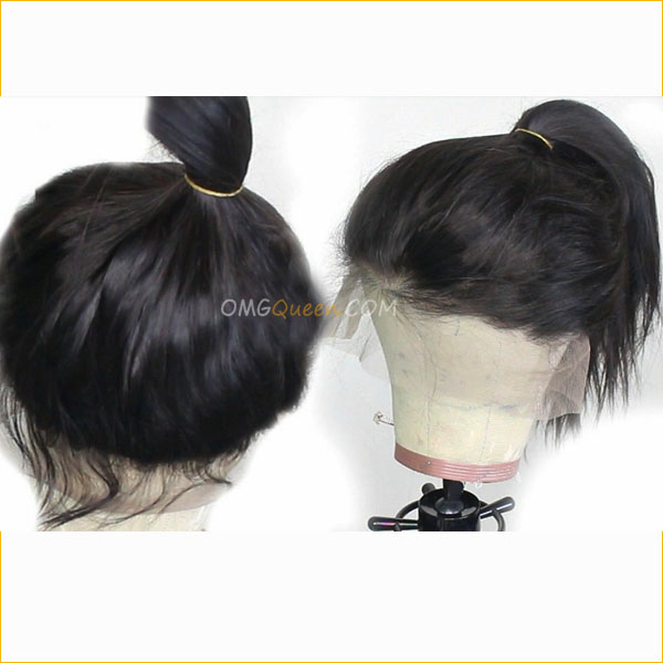 Silky Straight One Pre Plucked 360 Lace Frontal With 3pcs Hair
