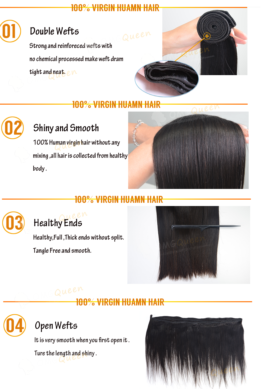 100% Vigin Human Hair