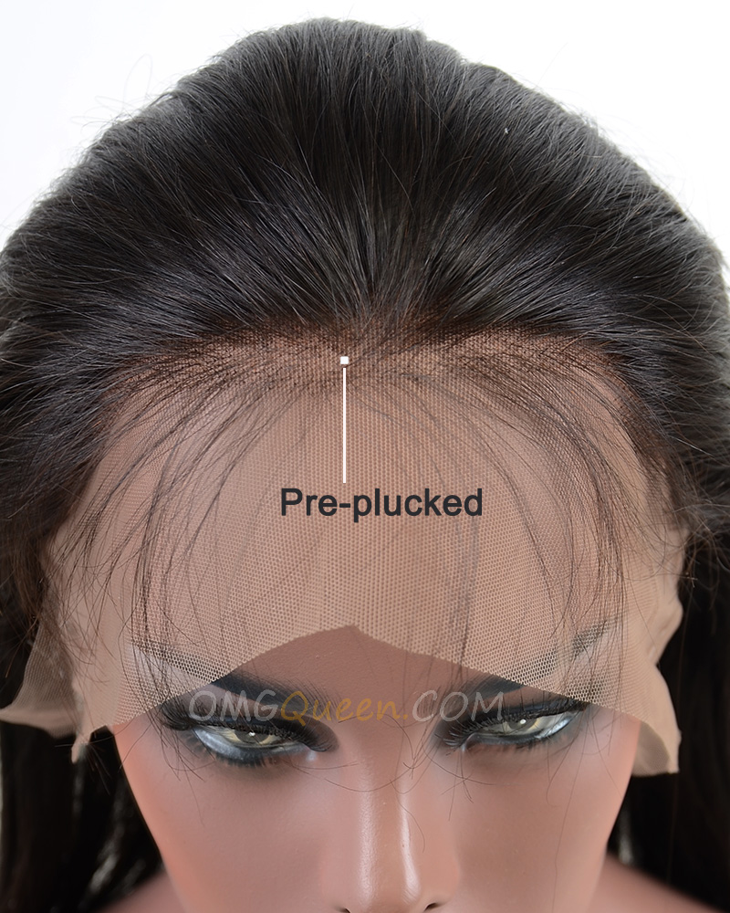 Pre-plucked hairline