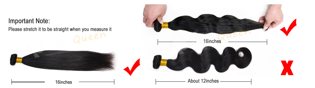 How to measure the hair length