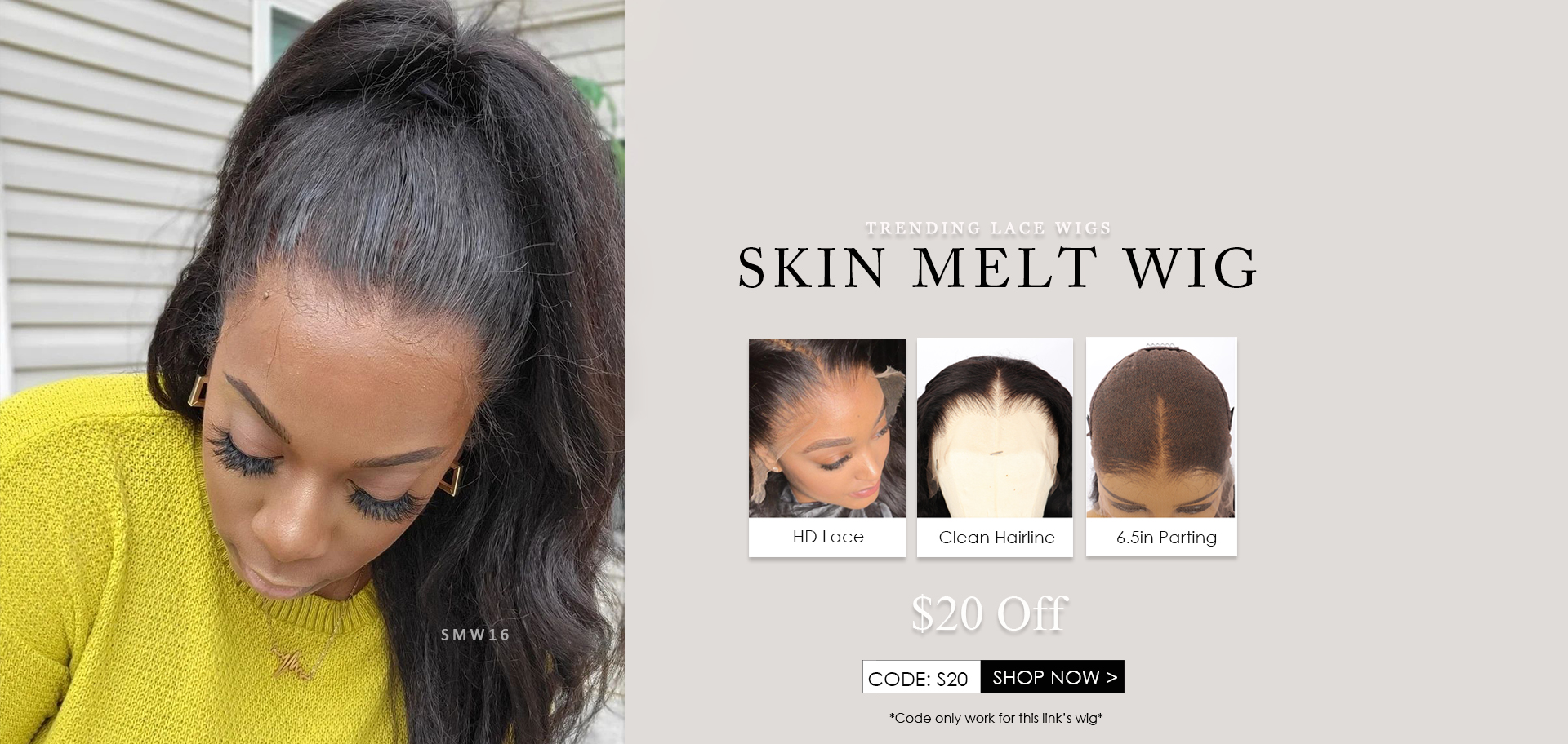 Skin Melt HD Wigs