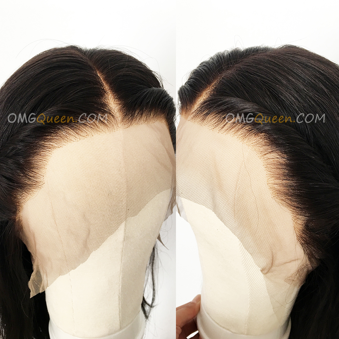 Pre-plucked hairline & whole lace  bleach knots, most natural wigs